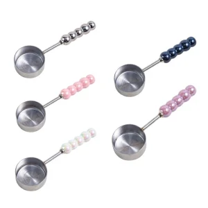 Stainless Steel Measuring Spoon with Ergonomic Ceramic Handle Kitchen Utensils
